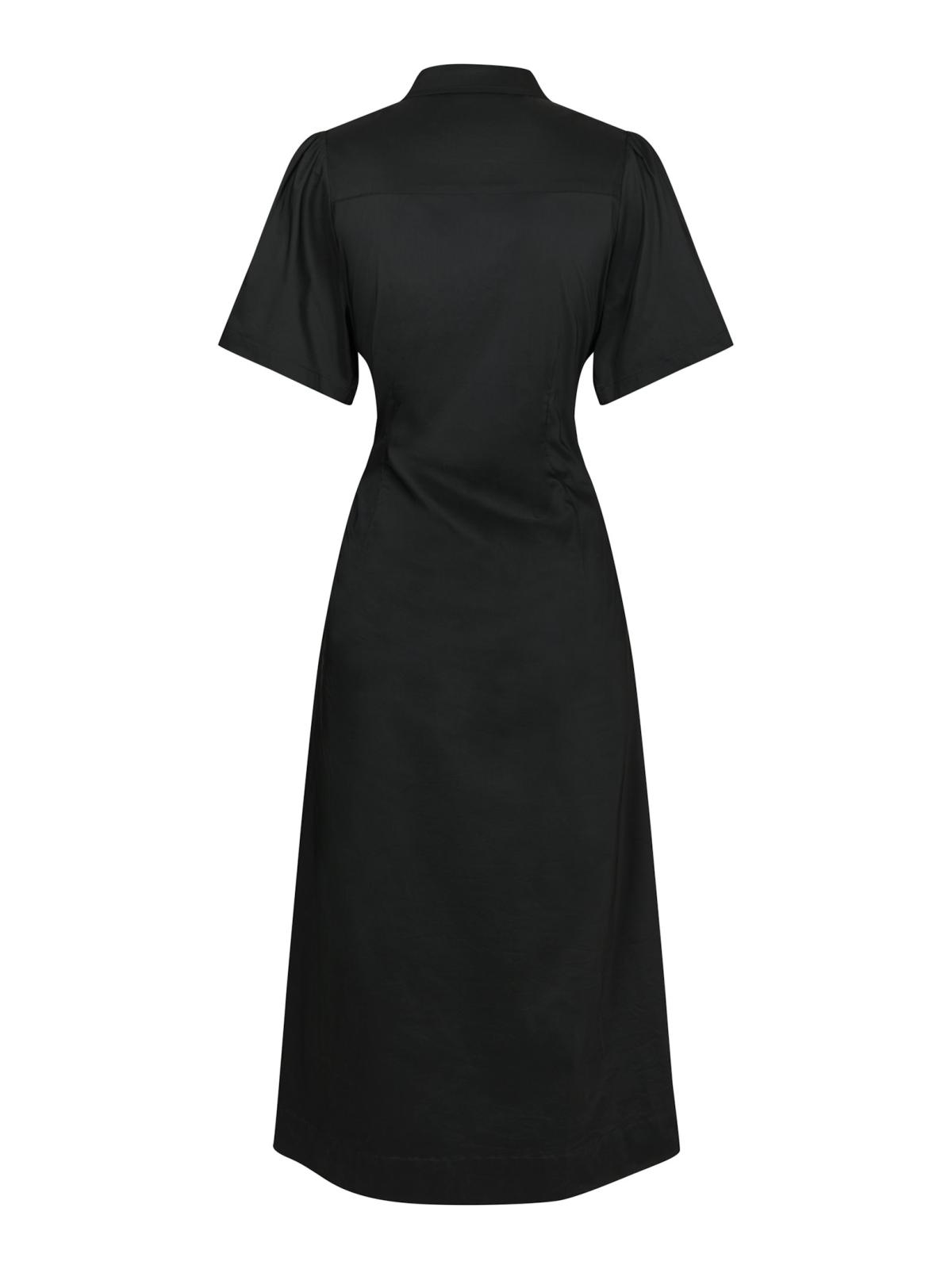 Neo Noir Baia Poplin Dress,  Black - 2