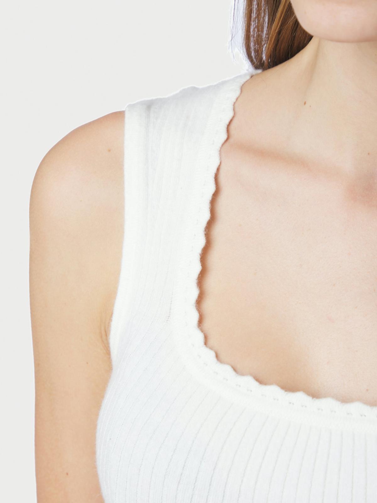 Neo Noir Fraline Knit Top, Off White - 6