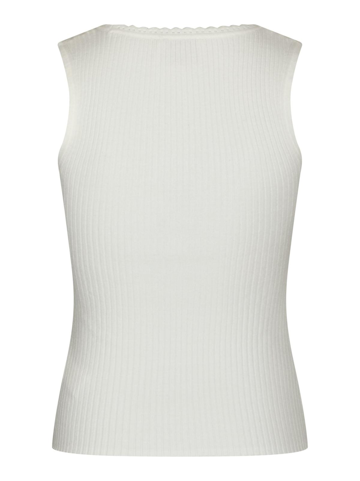 Neo Noir Fraline Knit Top, Off White - 2