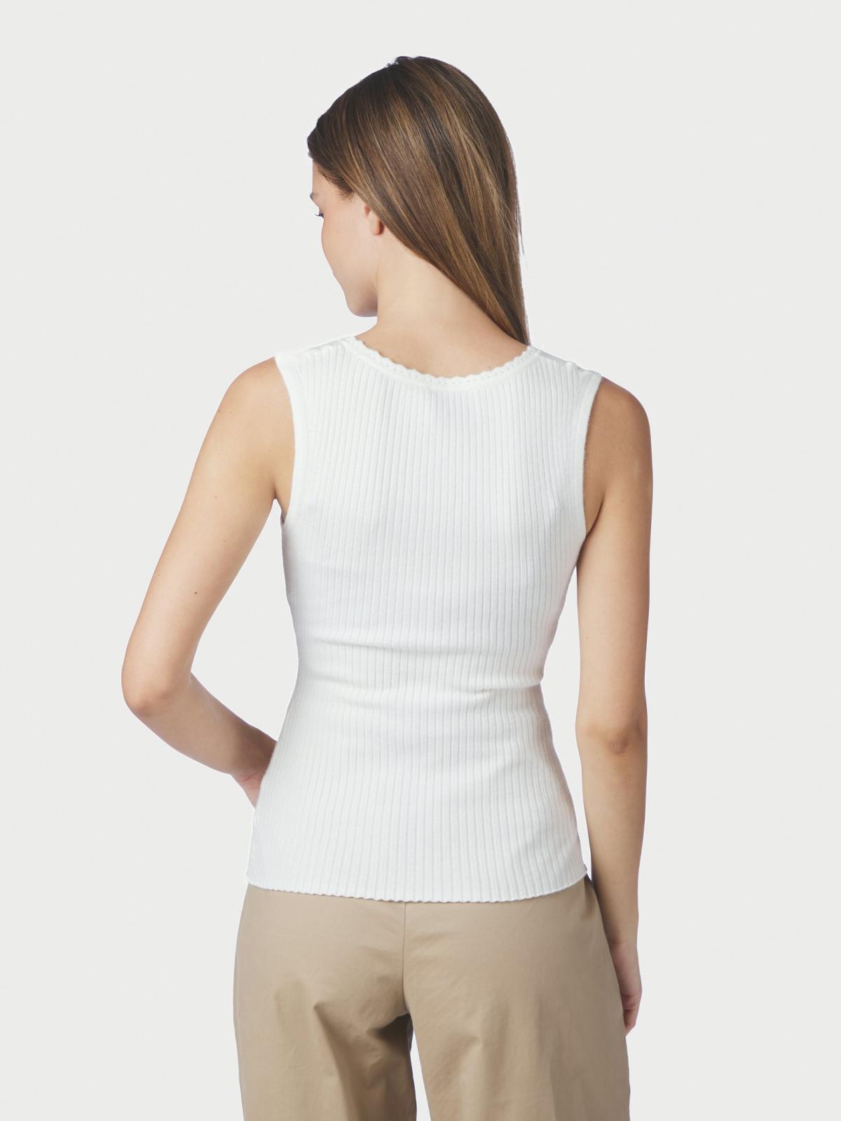 Neo Noir Fraline Knit Top, Off White - 4