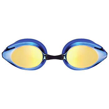 Schwimmbrille Tracks Mirror JR Blau-Gelb-Kupfer – Arena