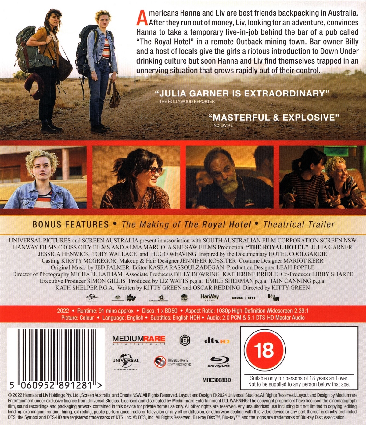 The Royal Hotel (ej svensk text) (Blu-ray) - 2