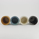 Stig Lindberg (1960s) Four Colorful Jars with Cork Lids (2)