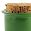 Stig Lindberg (1960s) Green Jar with Cork Lid 8 cm