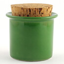Stig Lindberg (1960s) Green Jar with Cork Lid 8 cm