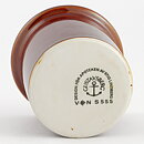 Stig Lindberg (1960s) Reddish Brown Jar