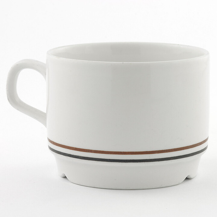 Jackie Lynd (Sierra 1970s) Coffee Cup with Brown/Black Decor 10 cm  [Sample Images]  [Free Shipping]