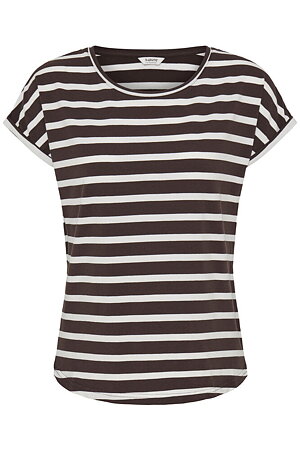 B Young - Pamila Randig Tshirt Brun