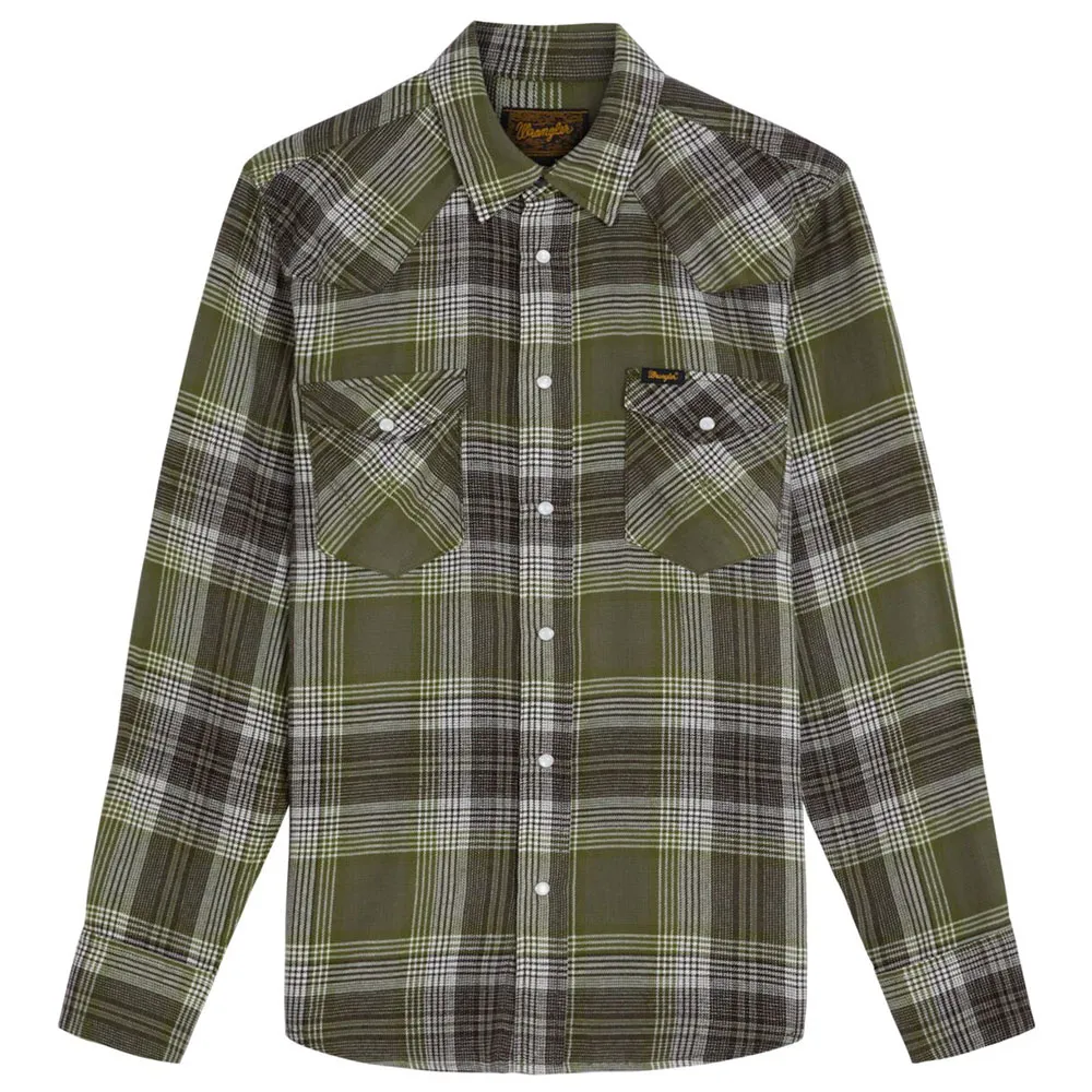 wrangler western shirt