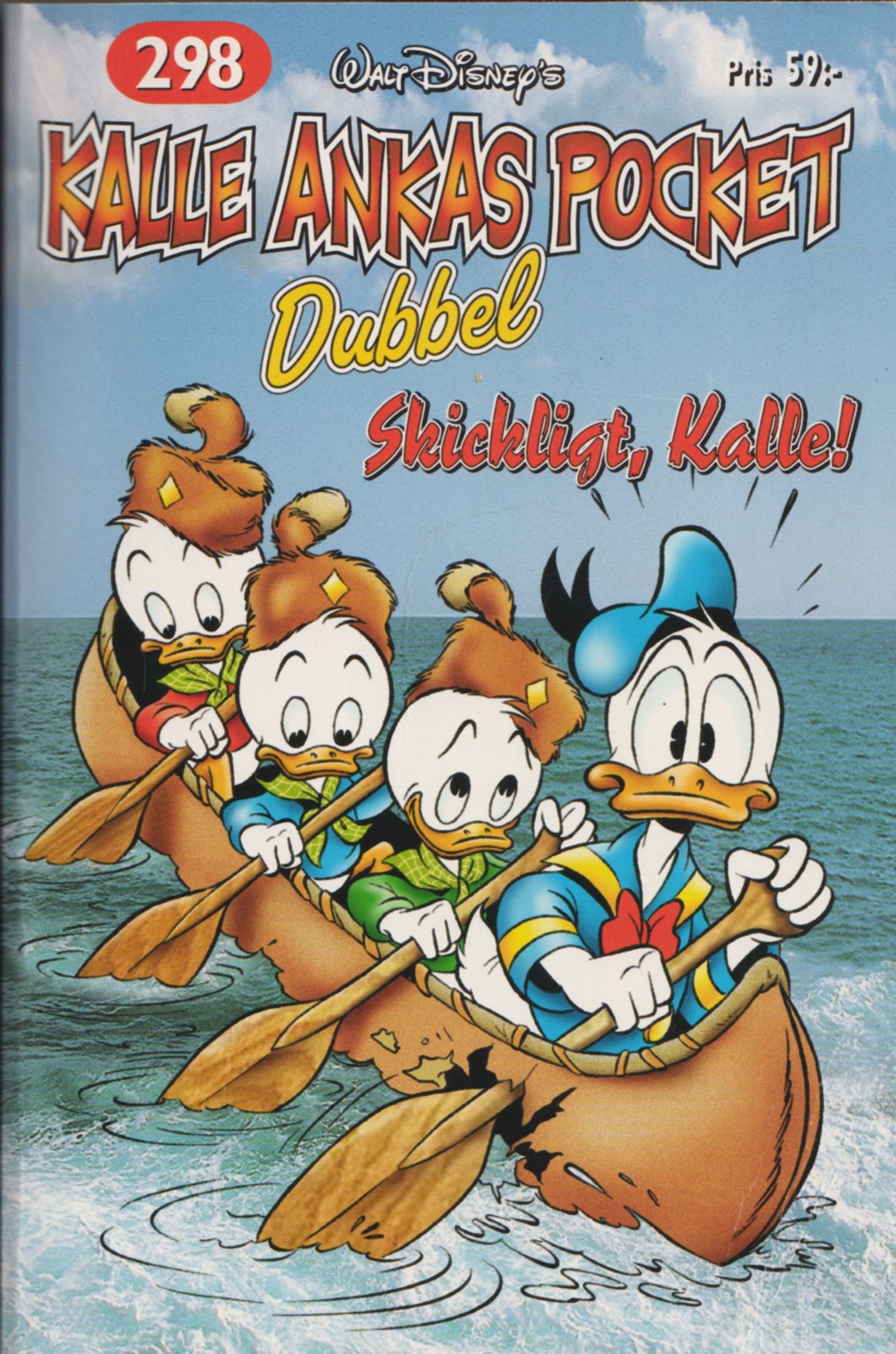 Kalle Ankas Pocket 298 Skicklig, Kalle!, begagnad A3