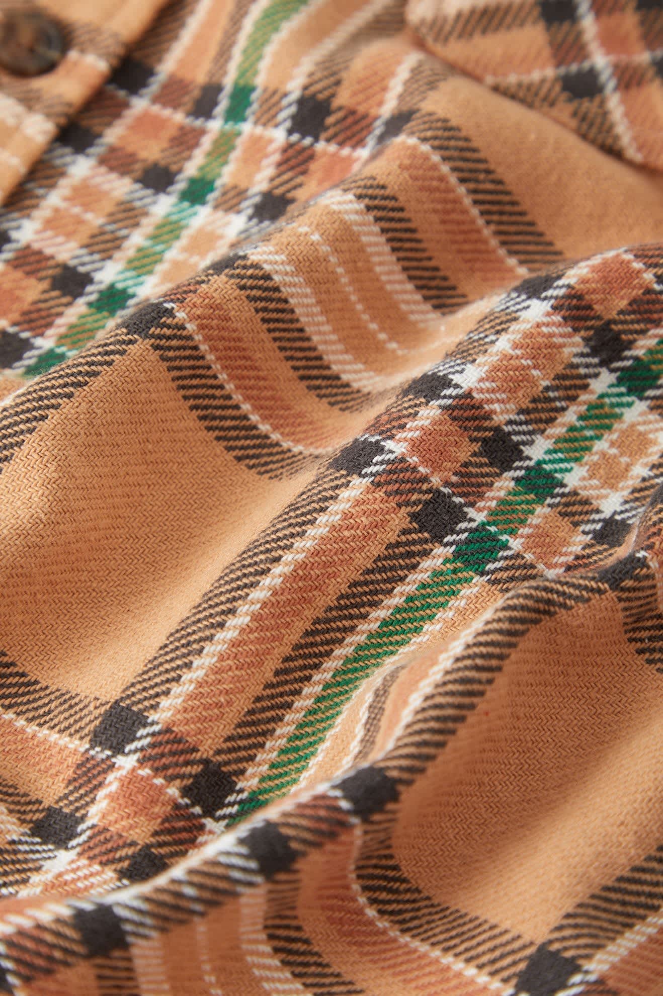 Brixton Bowery flanell khaki multi - 4