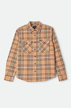 Brixton Bowery flanell khaki multi