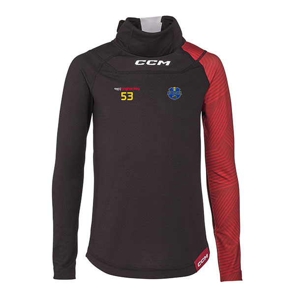 CCM Base Layer Neck Guard LS halskyddströja Jr S26 Diö Hockey