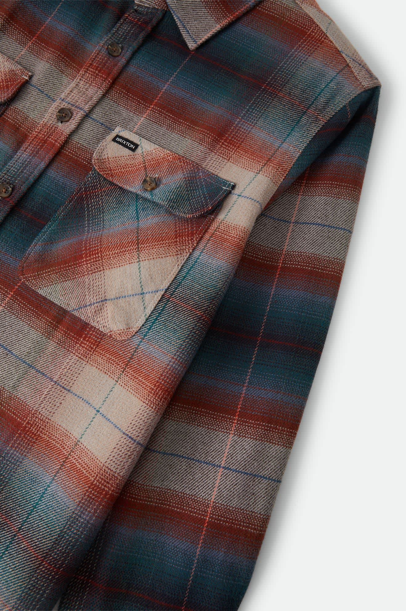 Brixton Bowery flanell multi shadow - 3