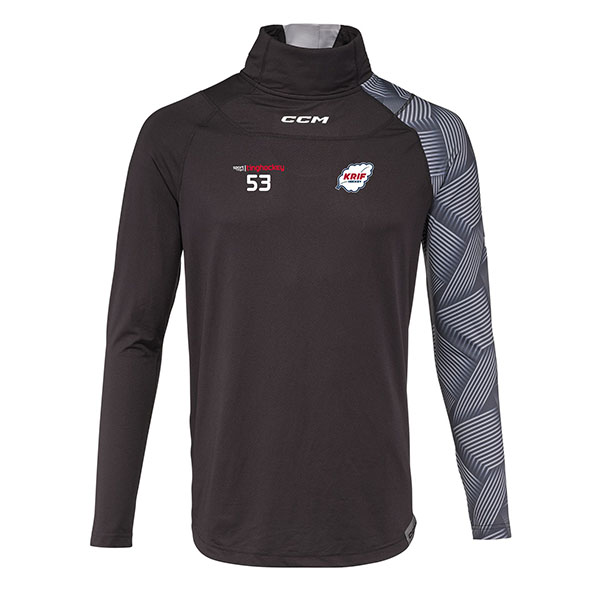CCM Base Layer Neck Guard LS halskyddströja KRIF Hockey