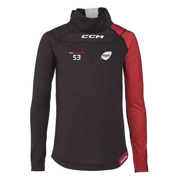 CCM Base Layer Neck Guard LS halskyddströja Jr S26 KRIF Hockey