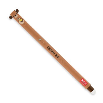 Gelpenna med utsuddbart bläck - Björn, röd