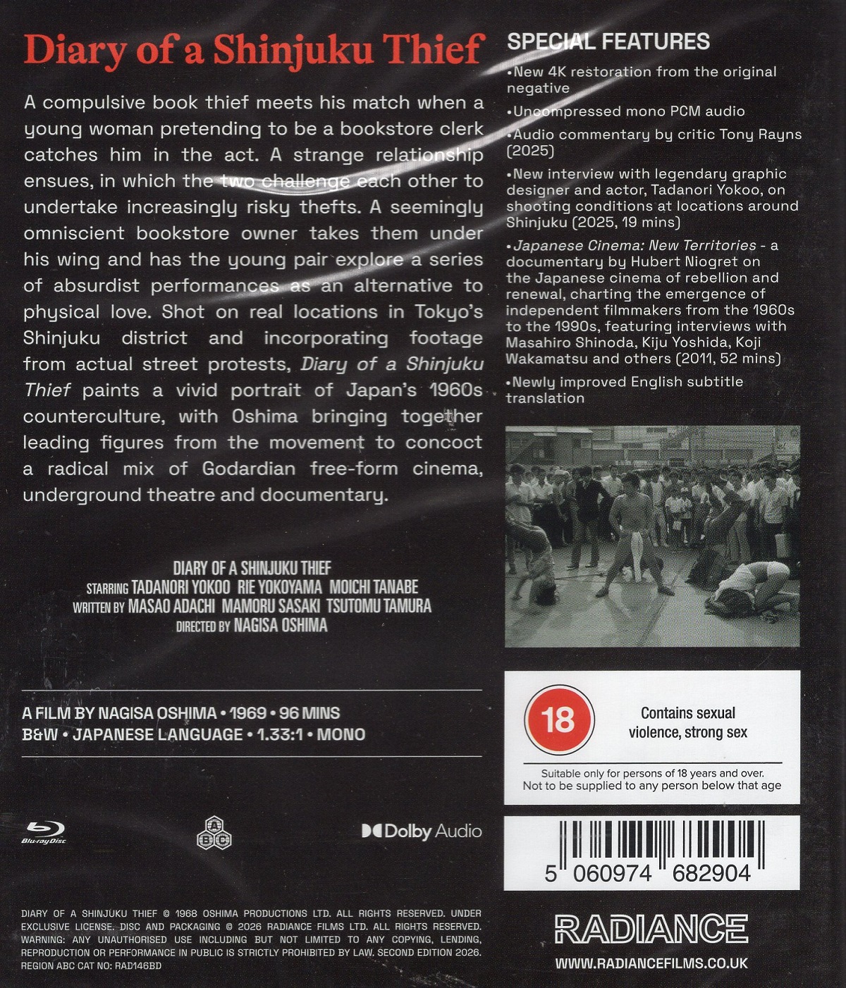 Diary Of A Shinjuku Thief (ej svensk text) (Blu-ray) - 2