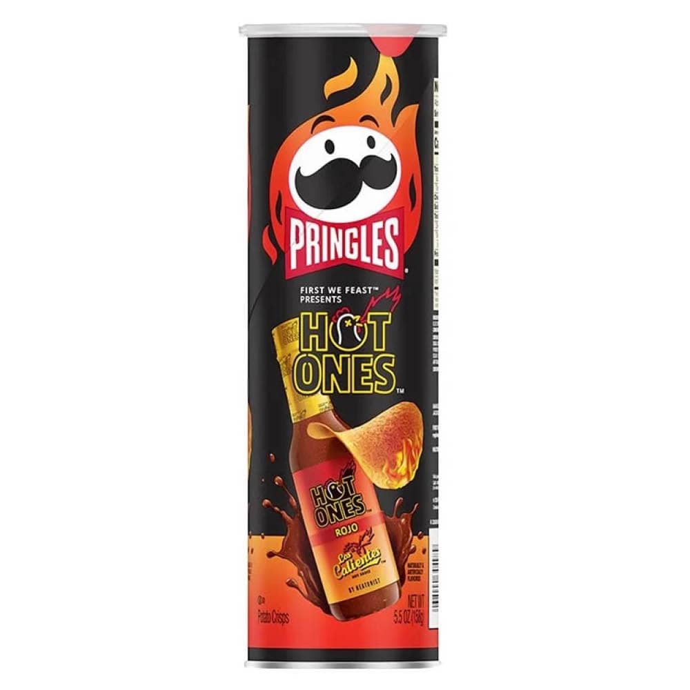 Pringles Hot Ones Los Calientes Rojo 156g