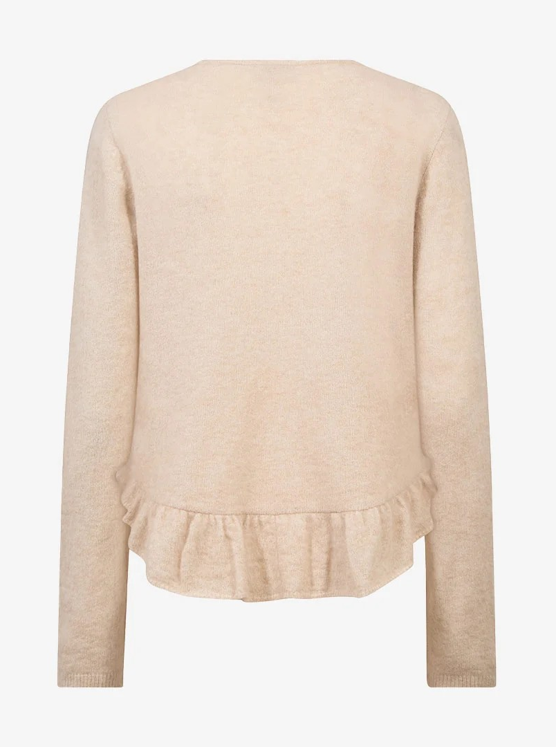 MMMape Alice Knit Cardigan - Doeskin - Mos Mosh