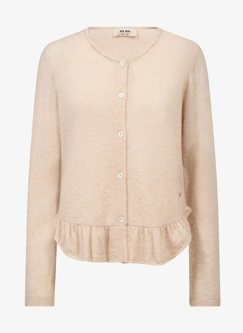 MMMape Alice Knit Cardigan - Doeskin - Mos Mosh