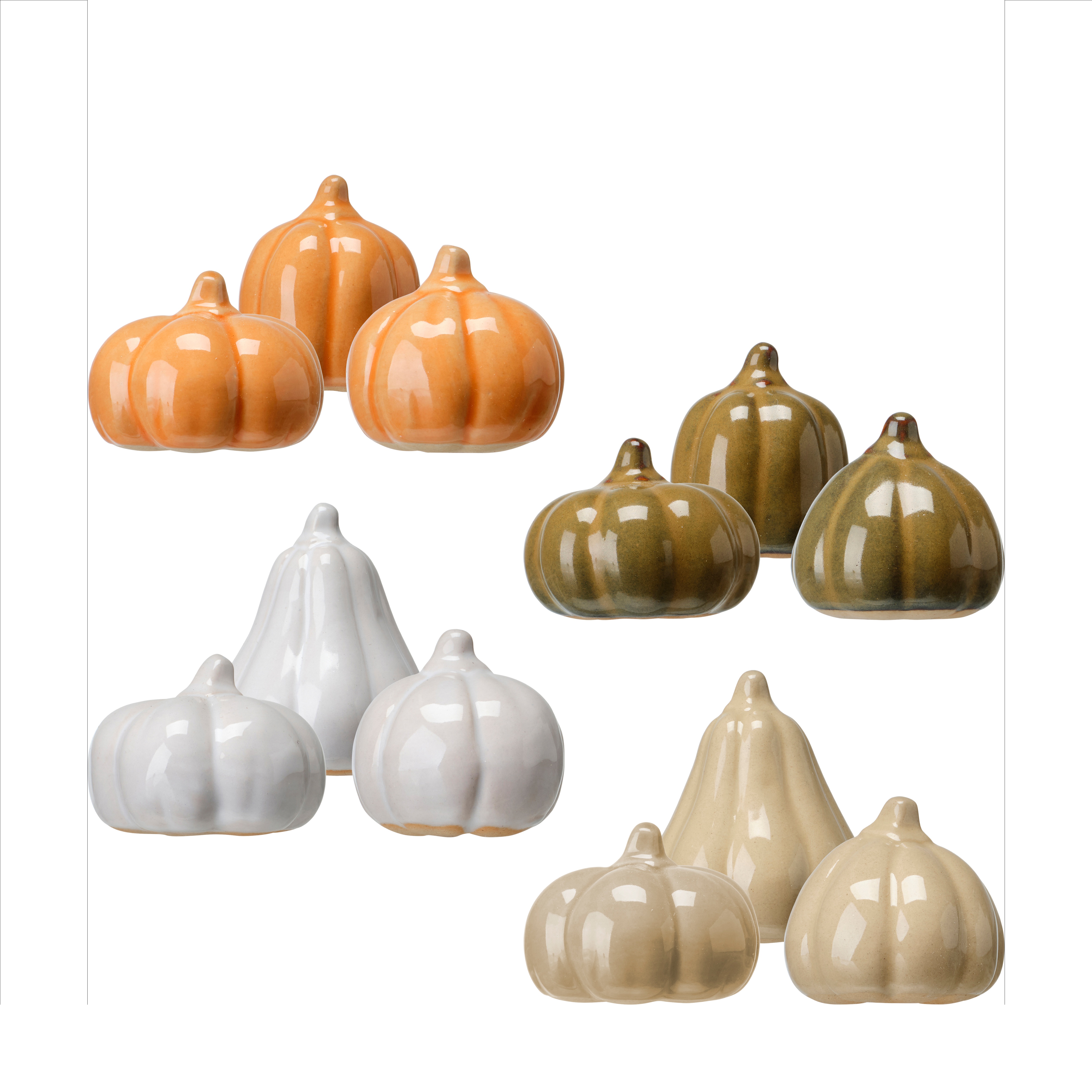 Pumpor i porslin - Mix i box - 12-pack - 6