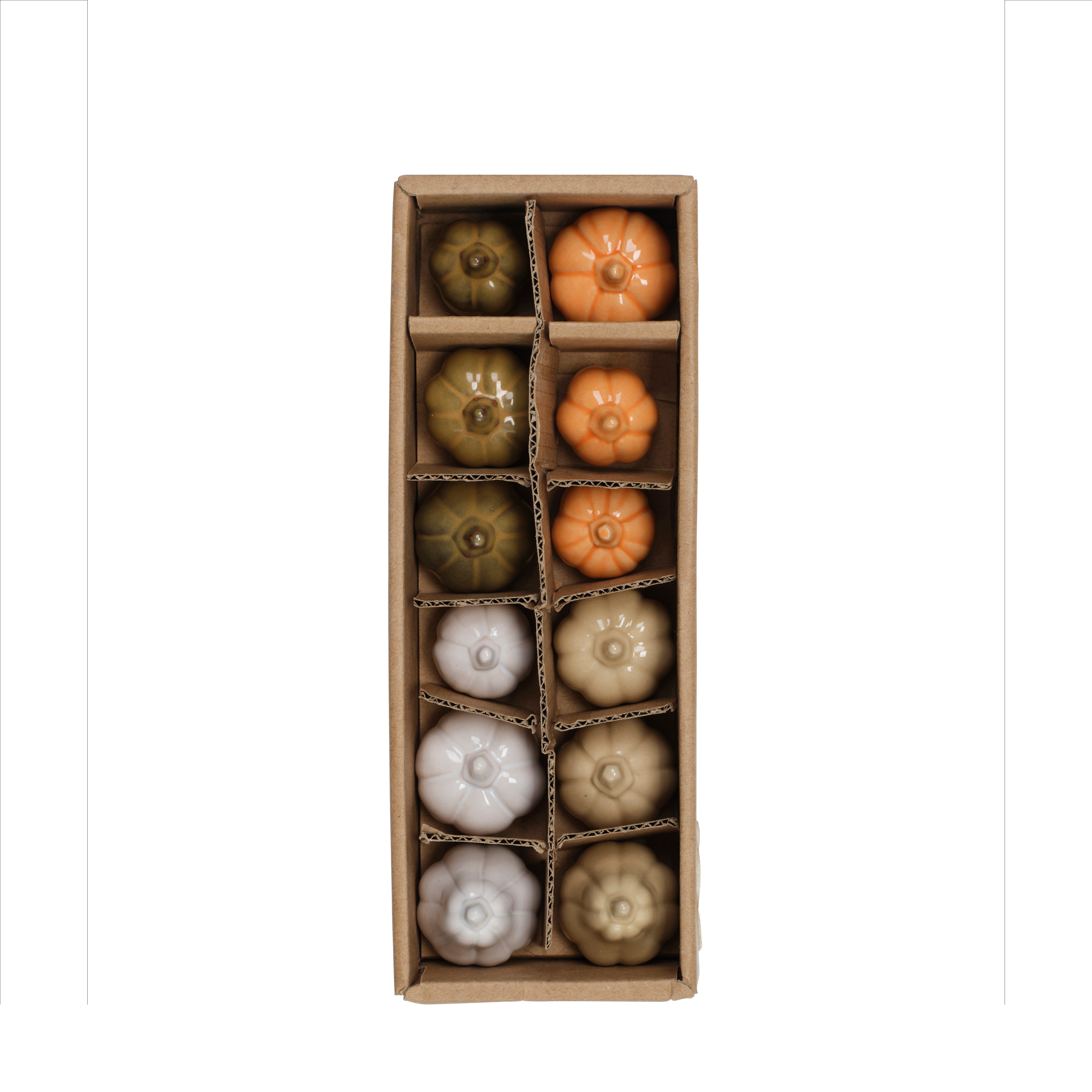 Pumpor i porslin - Mix i box - 12-pack - 5