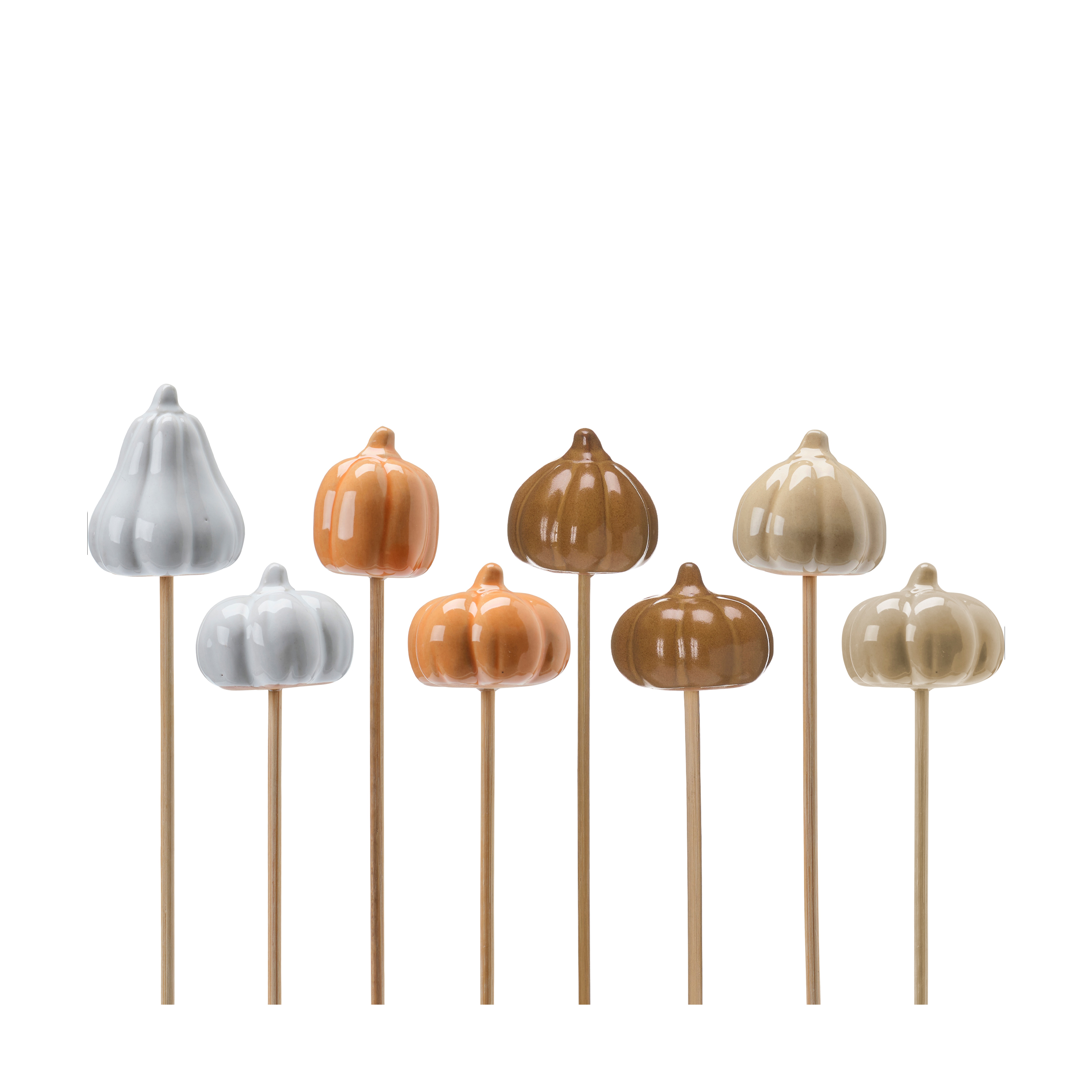 Pumpkin - Pumpkins on a stick - Mix - 8-pack - 4