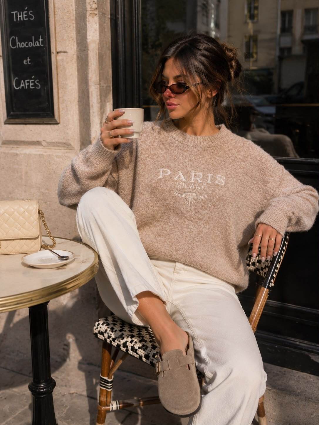 Sweater Paris Milano taupe - 2