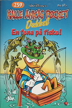Kalle Ankas pocket 259 En fena på fiske!, begagnad! A2