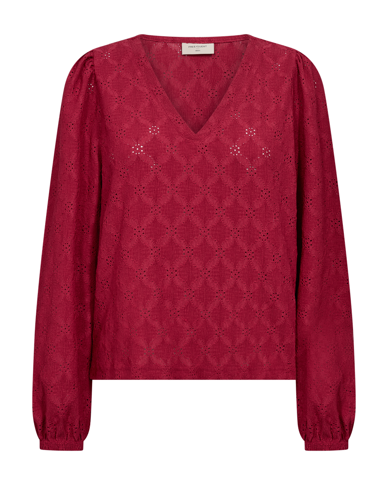 Skiona blouse - reddish