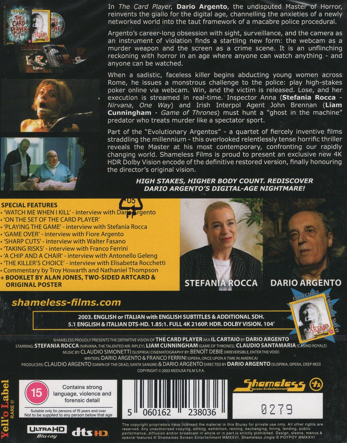 The Card Player (Limited Edition) (ej svensk text) (4K UItra HD) - 2