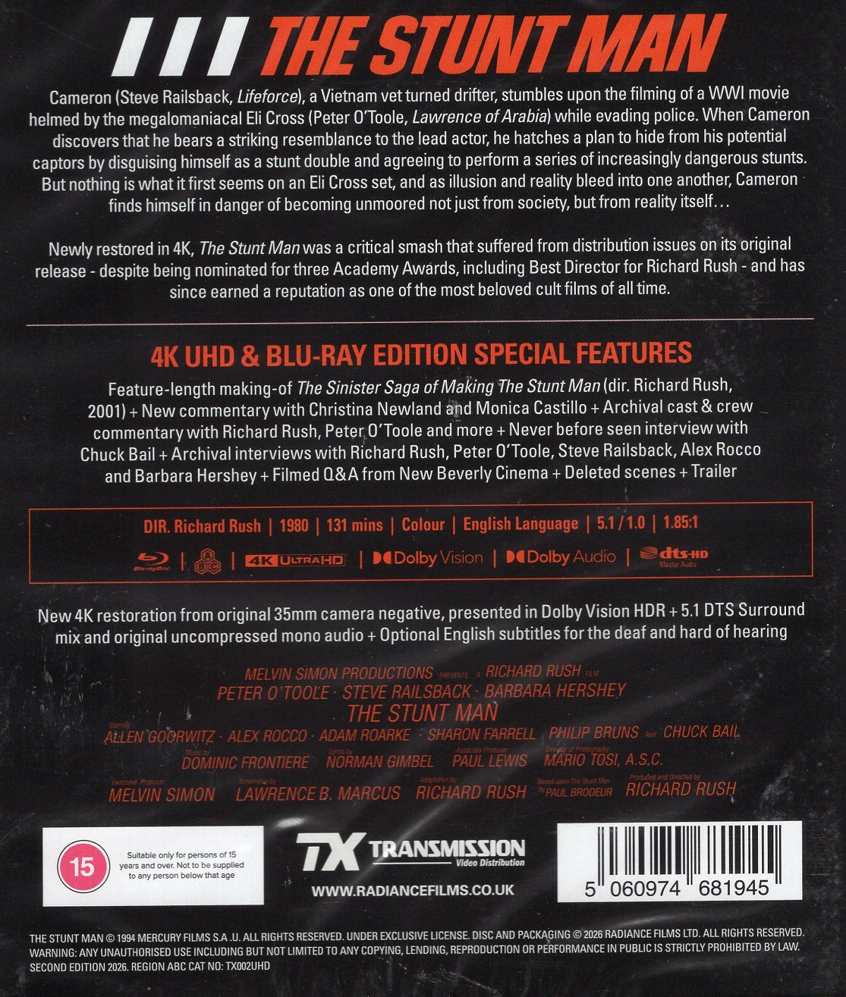 The Stunt Man (ej svensk text) (4K Ultra HD + Blu-ray) - 2