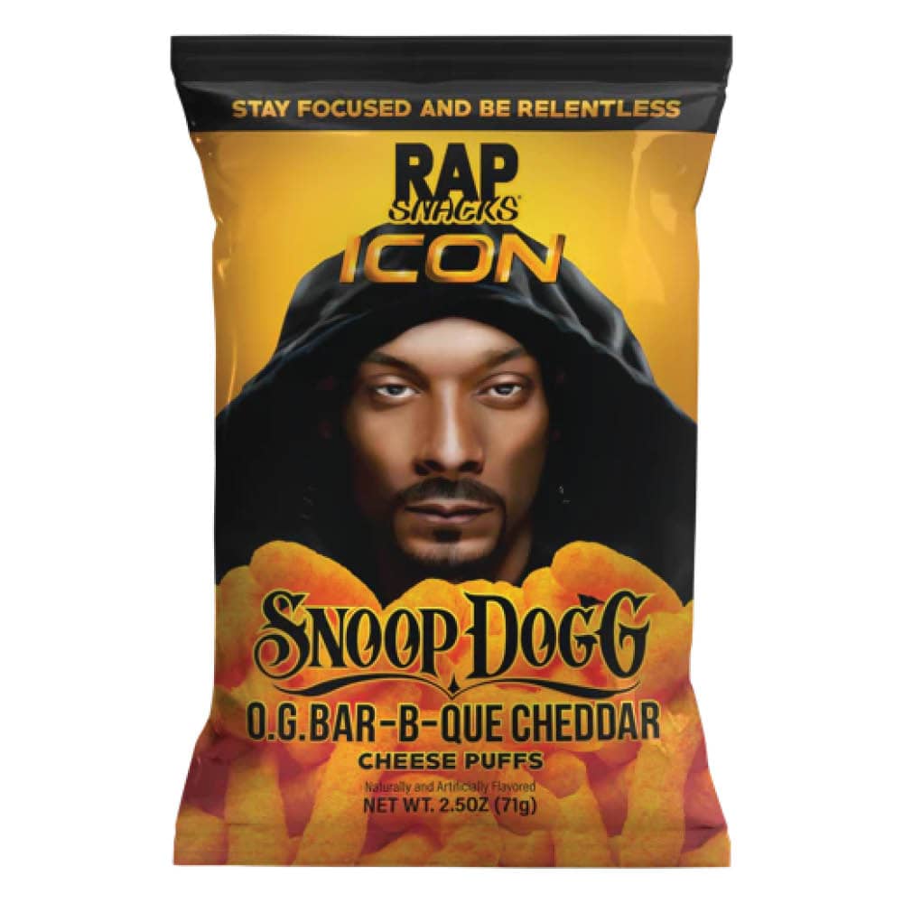 Rap Snacks Snoop Dog O.G. Bar-B-Que Cheddar 71g