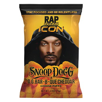 Rap Snacks Snoop Dog O.G. Bar-B-Que Cheddar 71g