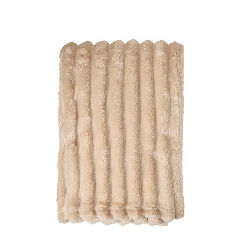 Soft & Cozy Chunky Beige Throw Blanket 125x150 cm - 4