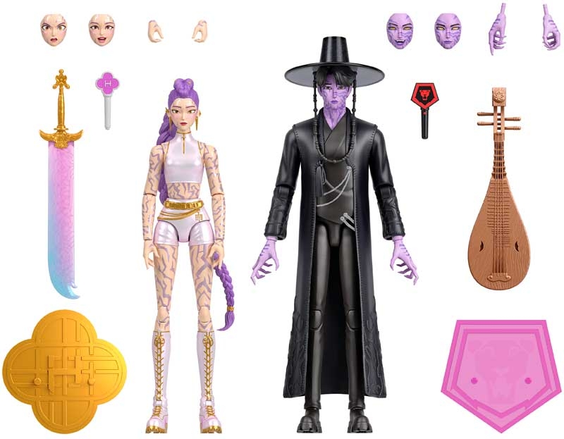 KPop Demon Hunters Finale 2-Pack Rumi & Jinu Action Core Figure 15cm  FÖRBOKNING - 2