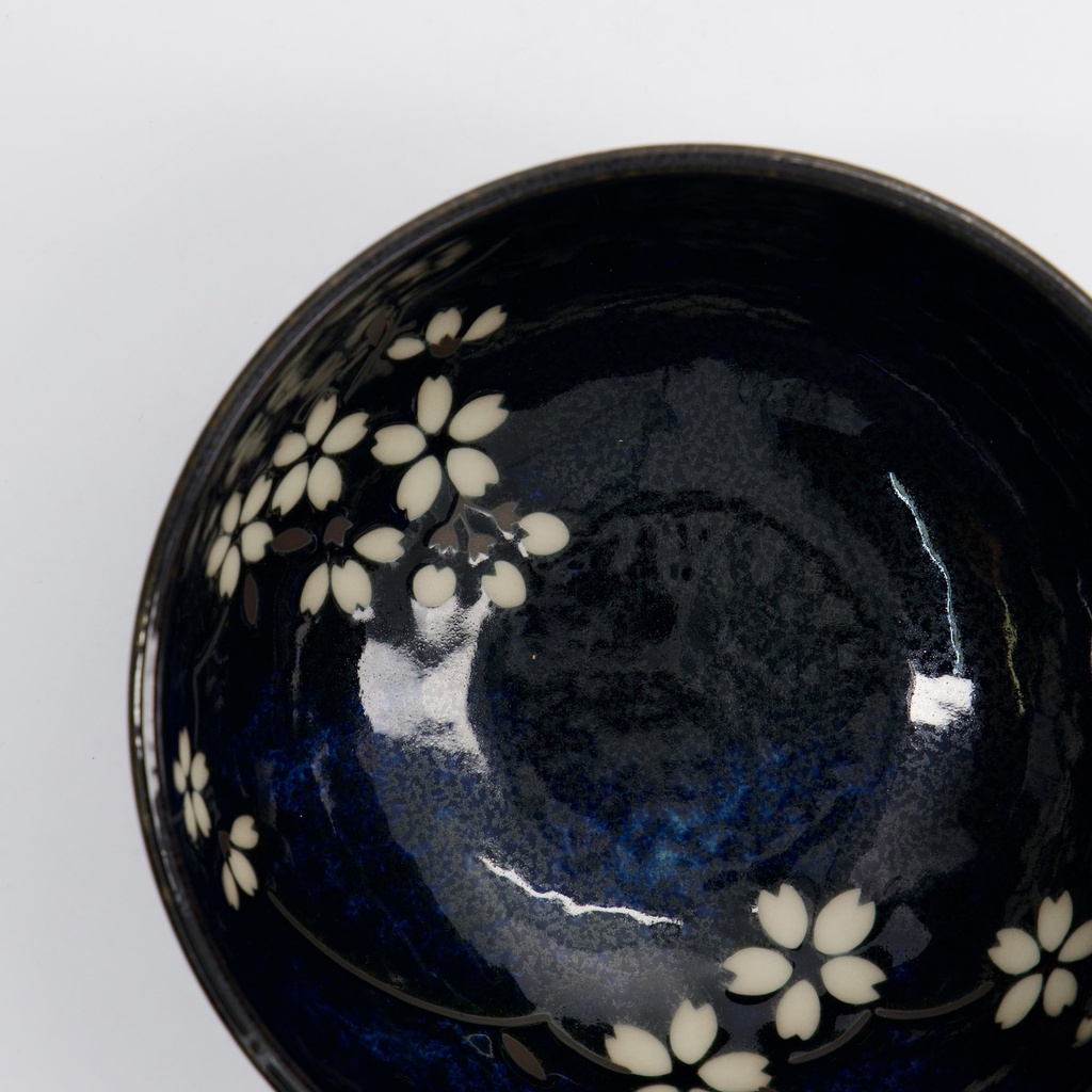 Tokyo Cobalt Blue Sakura Skål 16 Cm - 3