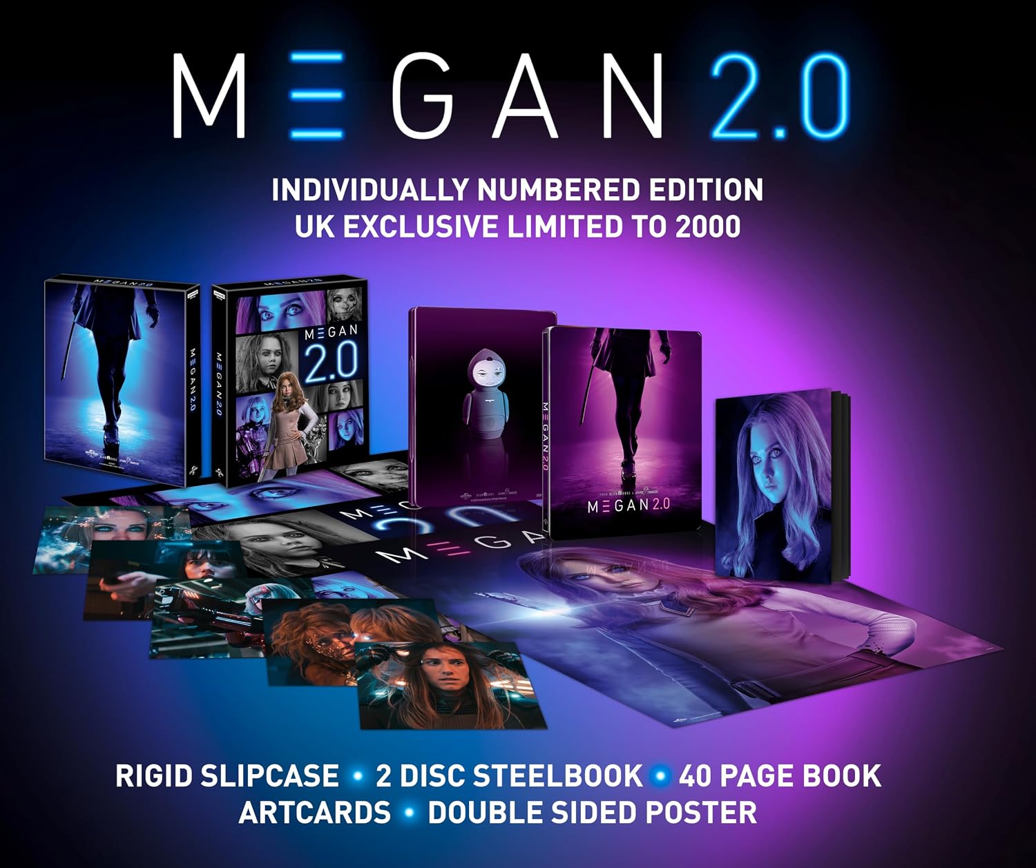 M3gan 2.0 (Ultimate Collector's Edition Steelbook) (4K Ultra HD + Blu-ray) - 2