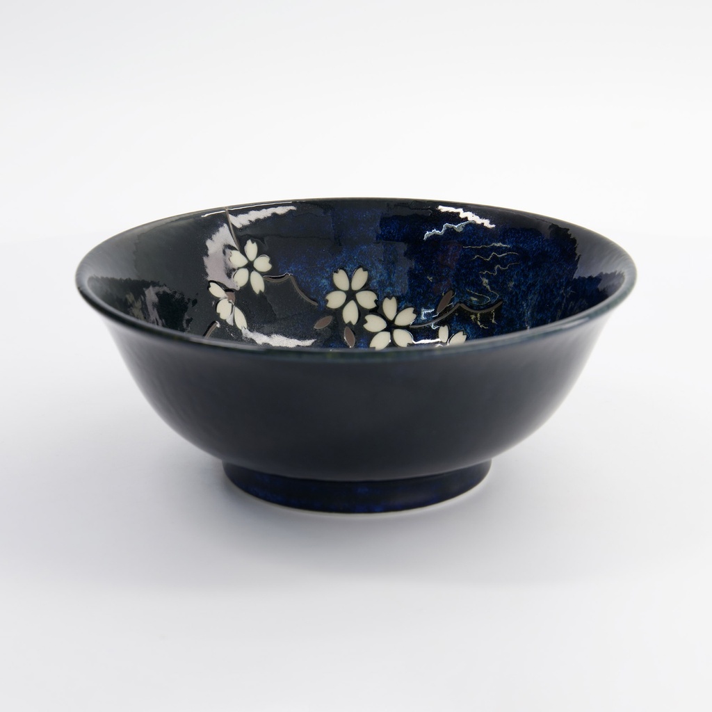 Tokyo Cobalt Blue Sakura Ramenskål 20 Cm