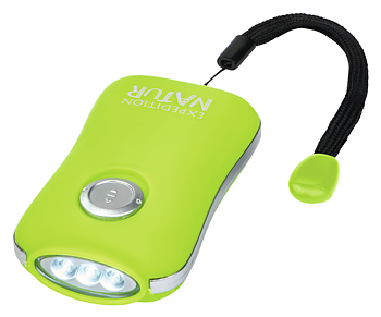 Libri_x : Dynamo LED-ficklampa med vevladdning  Grön 