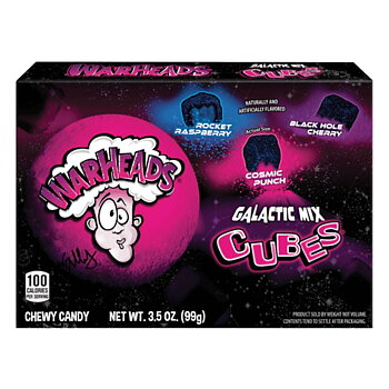 Warheads Cubes Galactic Theater Box 99g