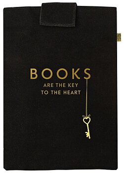 Libri_x : Book Sleeve Books are the Key to the Heart - Skyddande bokfodral för din läsning!