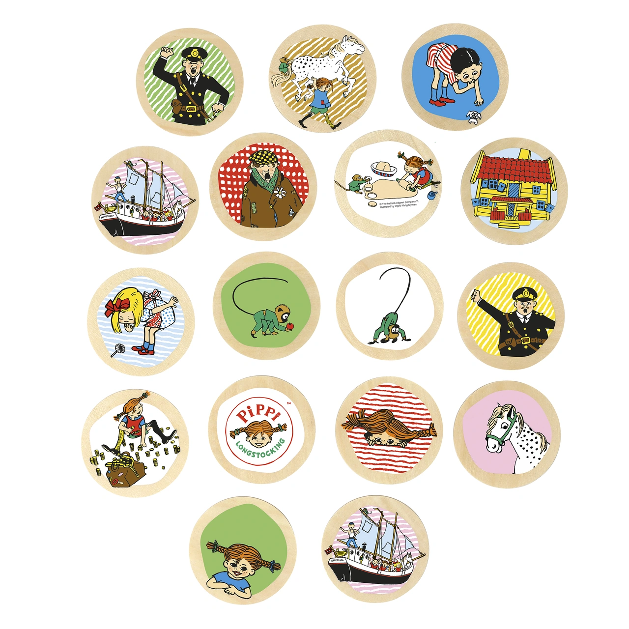 Pippi Children's Memory Game - 2