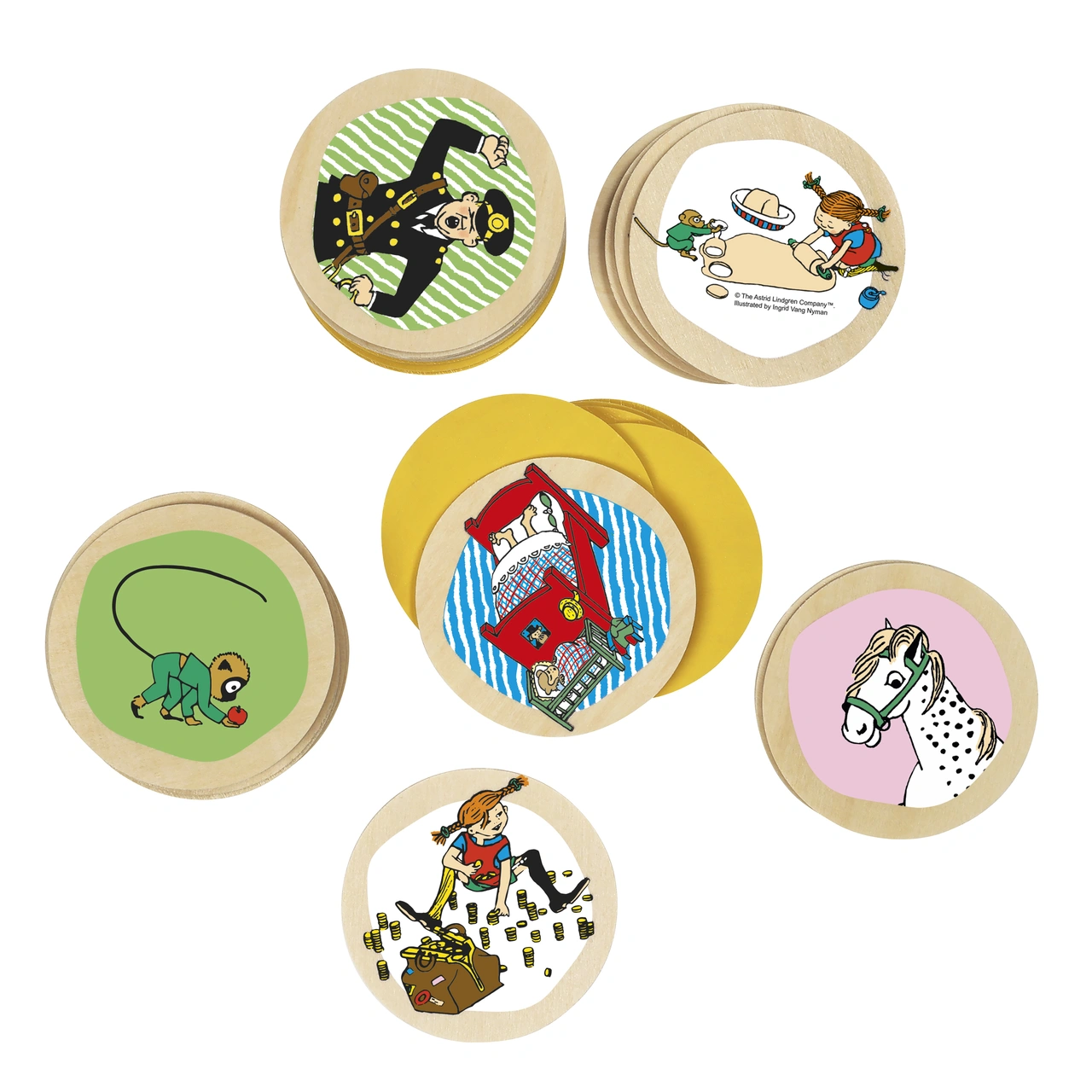 Pippi Children's Memory Game