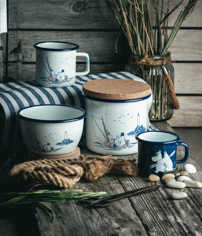 Moomin enamel mug 2,5 dl - Sailors - 5