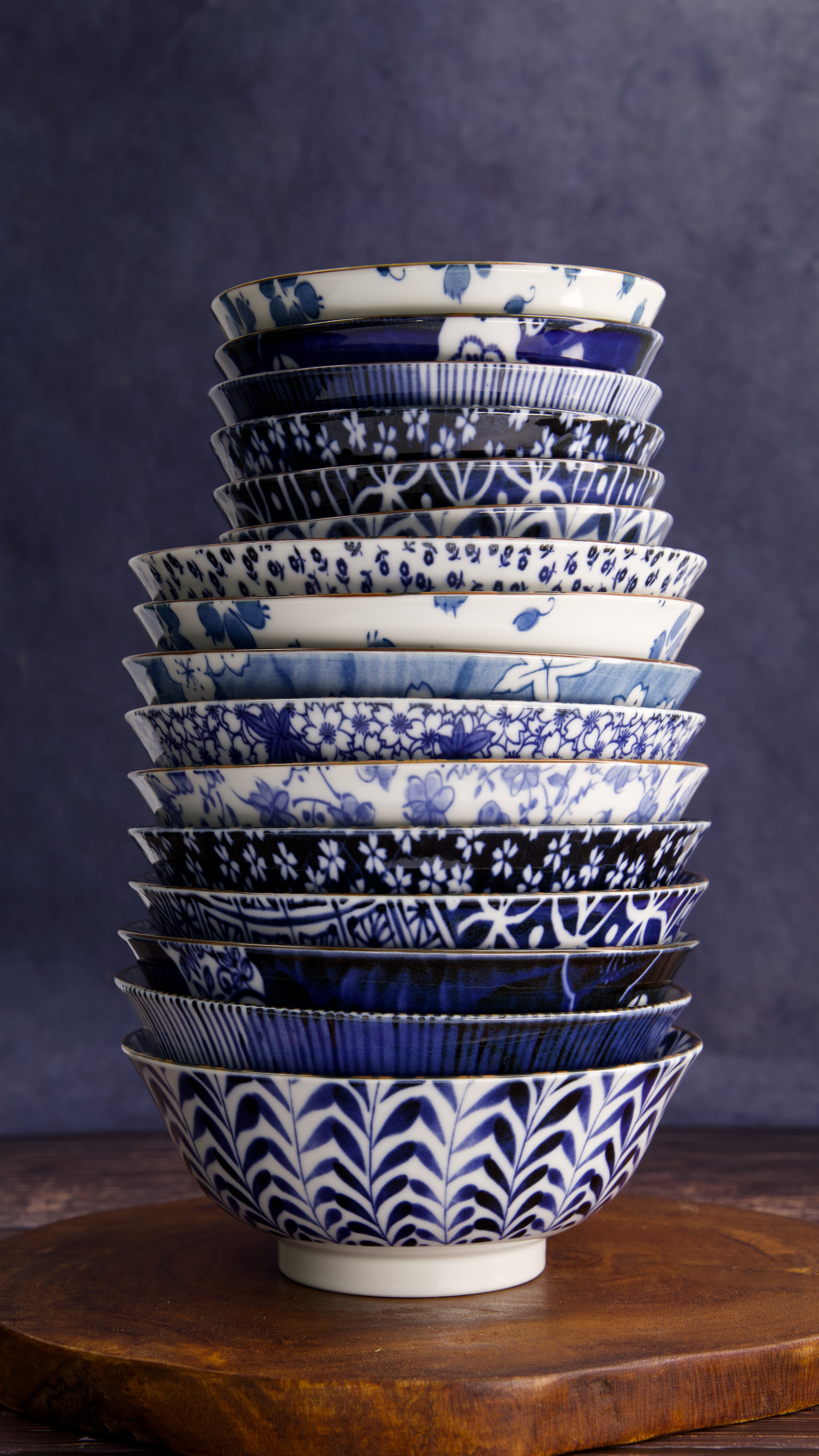 Tokyo Mixed Bowls Hana Karakusa Ramenskål 20 Cm - 7