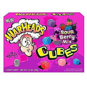 Warheads Cubes Sour Berry Mix Theater Box 99g