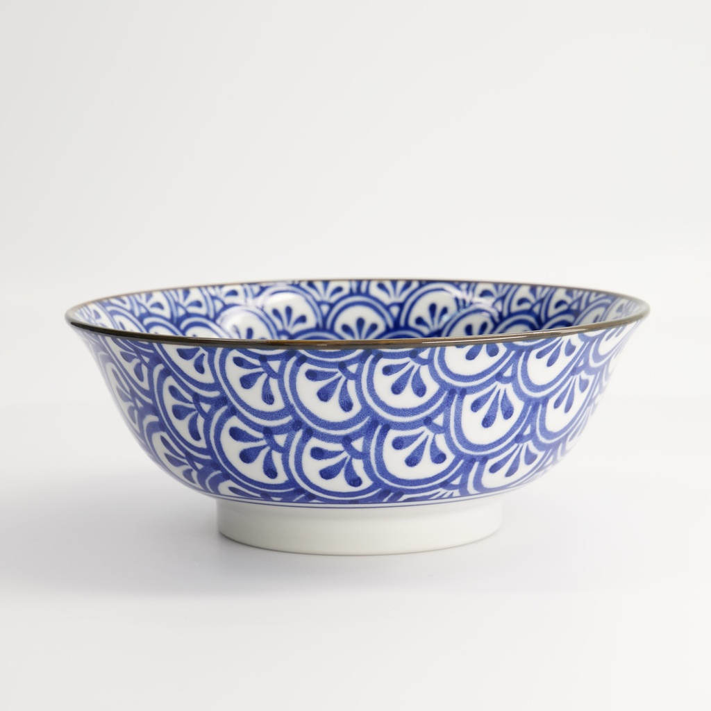 Tokyo Mixed Bowls Blå/vit Ramenskål 20 Cm