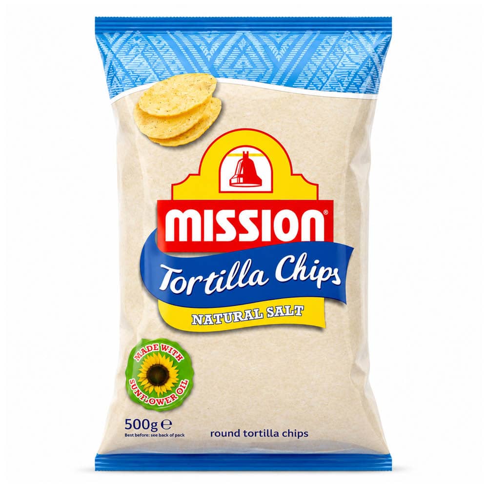 Mission Round Tortilla Chips 500g